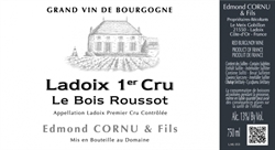 2019 Ladoix 1er Cru Rouge, Le Bois Roussot, Domaine Edmond Cornu
